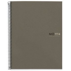 8193-CUADERNO 100% RECICLADO NB-4 A4 120HOJAS ECOGRIS MIQUELRIUS 6082