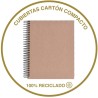 8194-CUADERNO 100% RECICLADO NB-4 A4 120HOJAS ECOGRIS MIQUELRIUS 6082