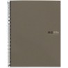 8199-CUADERNO 100% RECICLADO NB-4 A5 120HOJAS ECOGRIS MIQUELRIUS 6084
