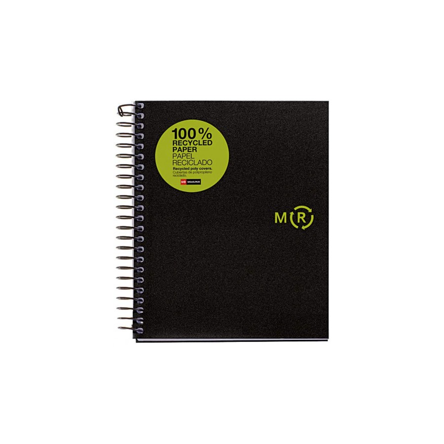 8203-CUADERNO 100% RECICLADO NB-4 A5 120HOJAS TAPAS POLIPROPILENO MIQUELRIUS 6039 8203-CUADERNO 100% RECICLADO NB-4 A5 120HOJAS TAPAS POLIPROPILENO MIQUELRIUS 6039