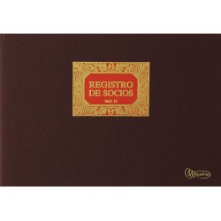8218-Miquelrius 5013 registro comercial (libro) Marron 100 hojas