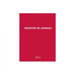 8226-Miquelrius 5390 registro comercial (libro) Rojo 40 hojas
