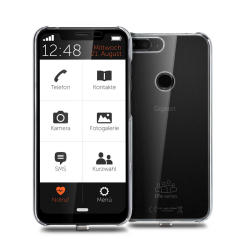 8228-Gigaset GS195LS smartphones 15,7 cm (6.18") SIM doble Android 9.0 4G USB Tipo C 2 GB 32 GB 4000 mAh Negro