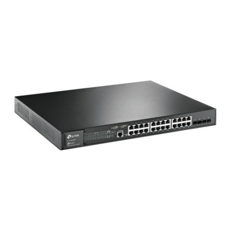 8257-TP-LINK 24 PUERTOS POE + COMPATIBLES CON 802.3AT / AF, PROPORCIONAN CONEXIONES DE ALTA VELOCIDAD,APROVISIONAMIENTO