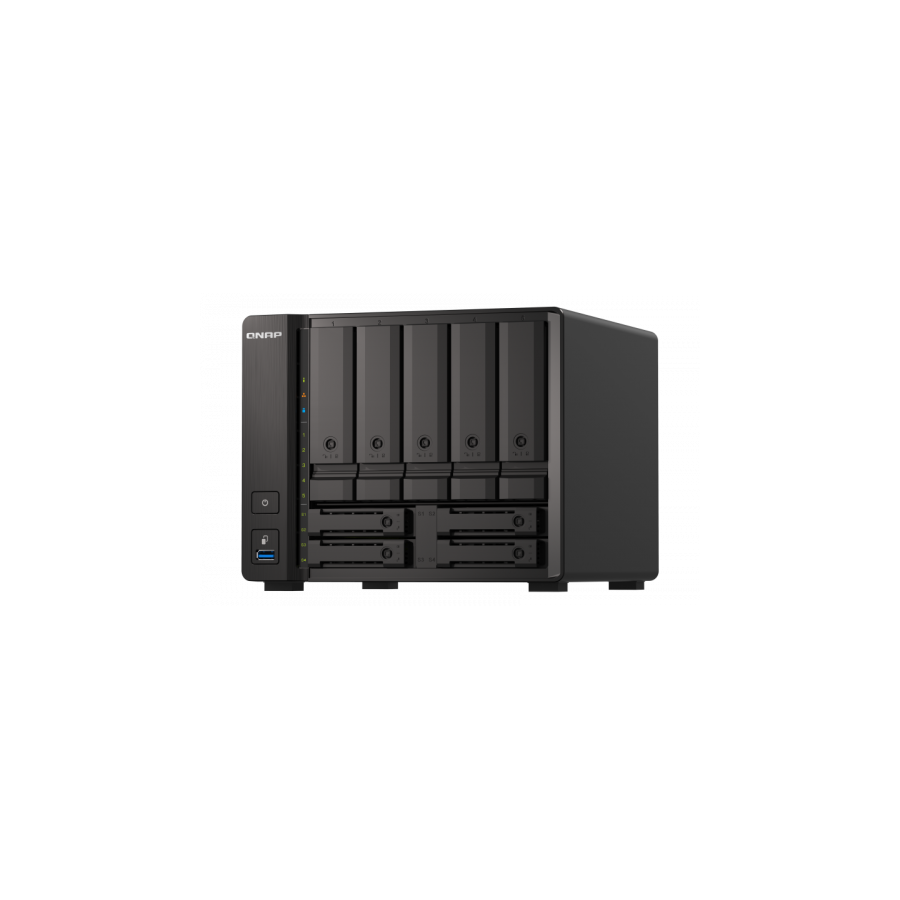 8262-QNAP TS-H973AX-8G servidor de almacenamiento NAS Tower Ethernet Negro V1500B 8262-QNAP TS-H973AX-8G servidor de almacenamiento NAS Tower Ethernet Negro V1500B