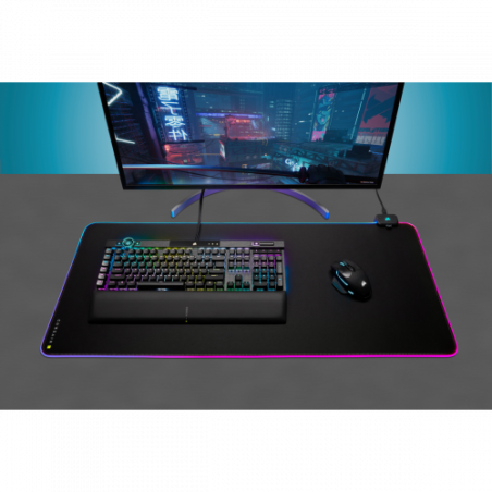 8272-Corsair MM700 RGB Alfombrilla de raton para juegos Negro