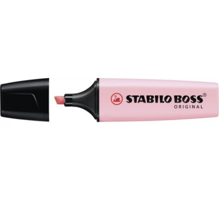831-MARCADOR.FLUORESCENTE BOSS TRAZO 2/5MM. ROSA PASTEL STABILO 70/129