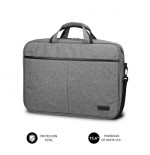 8319-SUBBLIM Maletin Ordenador Elite Laptop Bag 15,6" Grey