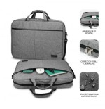 8320-SUBBLIM Maletin Ordenador Elite Laptop Bag 15,6" Grey