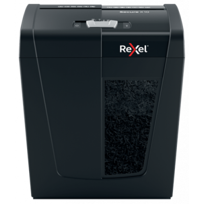 Rexel Secure X10 triturador de papel Corte cruzado 70 dB Negro