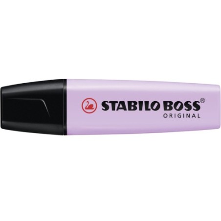 834-MARCADOR.FLUORESCENTE BOSS TRAZO 2/5MM. VIOLETA PASTEL STABILO 70/155