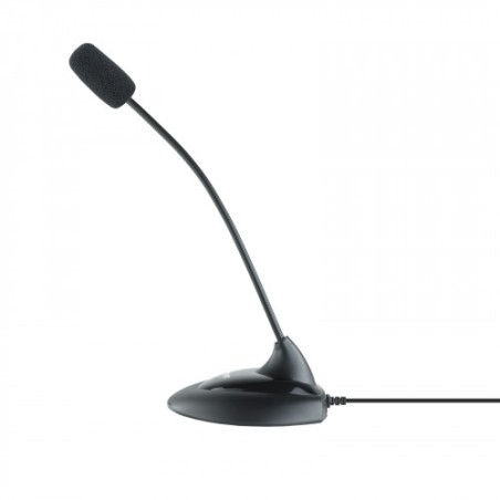 8407-TooQ TQMM-213 microfono Negro Microfono para ordenador portatil