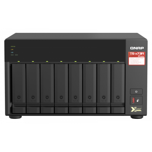 8430-QNAP TS-873A-8G servidor de almacenamiento NAS Torre Ethernet Negro V1500B