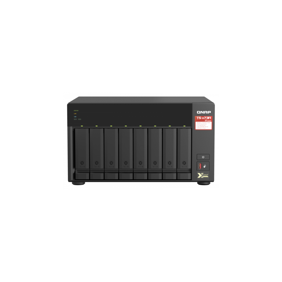 8430-QNAP TS-873A-8G servidor de almacenamiento NAS Torre Ethernet Negro V1500B 8430-QNAP TS-873A-8G servidor de almacenamiento NAS Torre Ethernet Negro V1500B