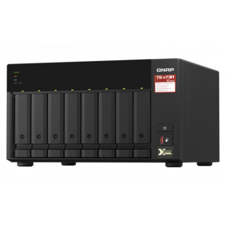 8431-QNAP TS-873A-8G servidor de almacenamiento NAS Torre Ethernet Negro V1500B