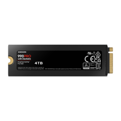 Samsung 990 Pro M2 4 TB PCI Express 40 V NAND TLC NVMe