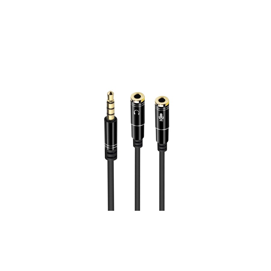 8474-Ewent EC1641 cable de audio 0,3 m 3,5mm 2 x 3.5mm Negro 8474-Ewent EC1641 cable de audio 0,3 m 3,5mm 2 x 3.5mm Negro