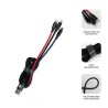 8484-SUBBLIM Cable Premium 3in1 3.0 (Micro USB+Type C+Lightning)