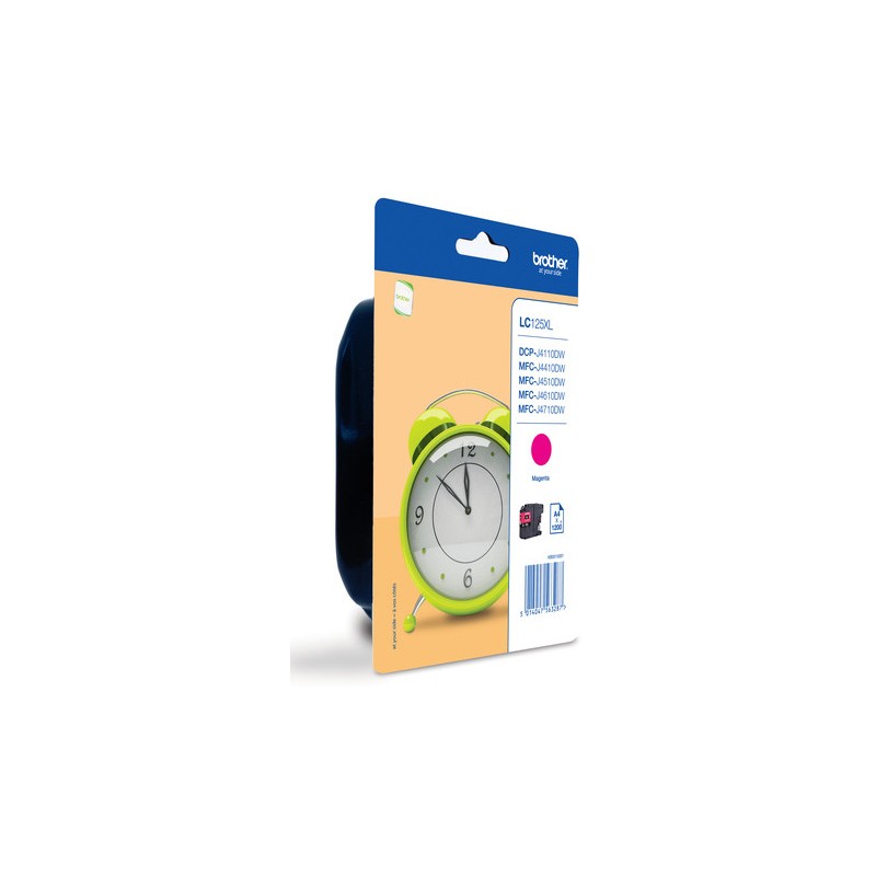 8508-BROTHER TINTA MAGENTA LC-125XLMBP 8508-BROTHER TINTA MAGENTA LC-125XLMBP