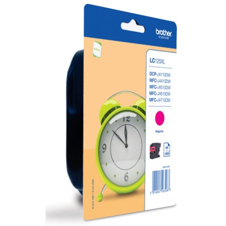 8508-BROTHER TINTA MAGENTA LC-125XLMBP