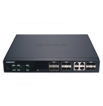 8511-QNAP QSW-M1204-4C switch Gestionado 10G Ethernet (100/1000/10000) Negro