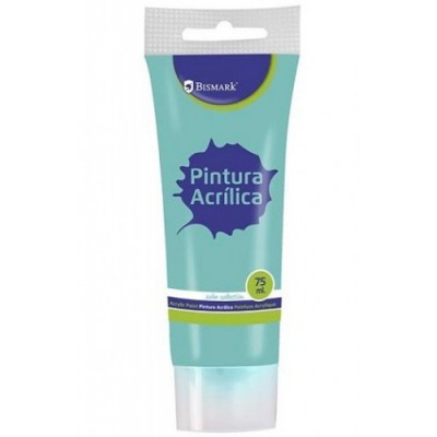 BOTE PINTURA ACRILICA 75 ML TURQUESA BISMARK 328518