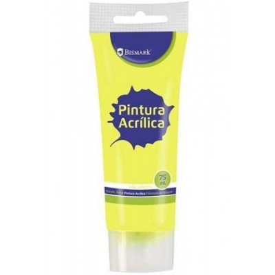 BOTE PINTURA ACRILICA 75 ML AMARILLO BISMARK 328527