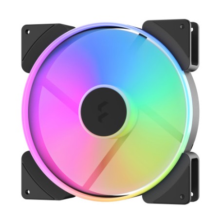 8555-Fractal Design Prisma AL-18 PWM Carcasa del ordenador Ventilador 18 cm Negro, Blanco 2 pieza(s)