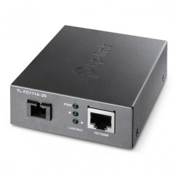 8560-TP-LINK TL-FC111A-20 convertidor de medio 100 Mbit/s Monomodo Negro