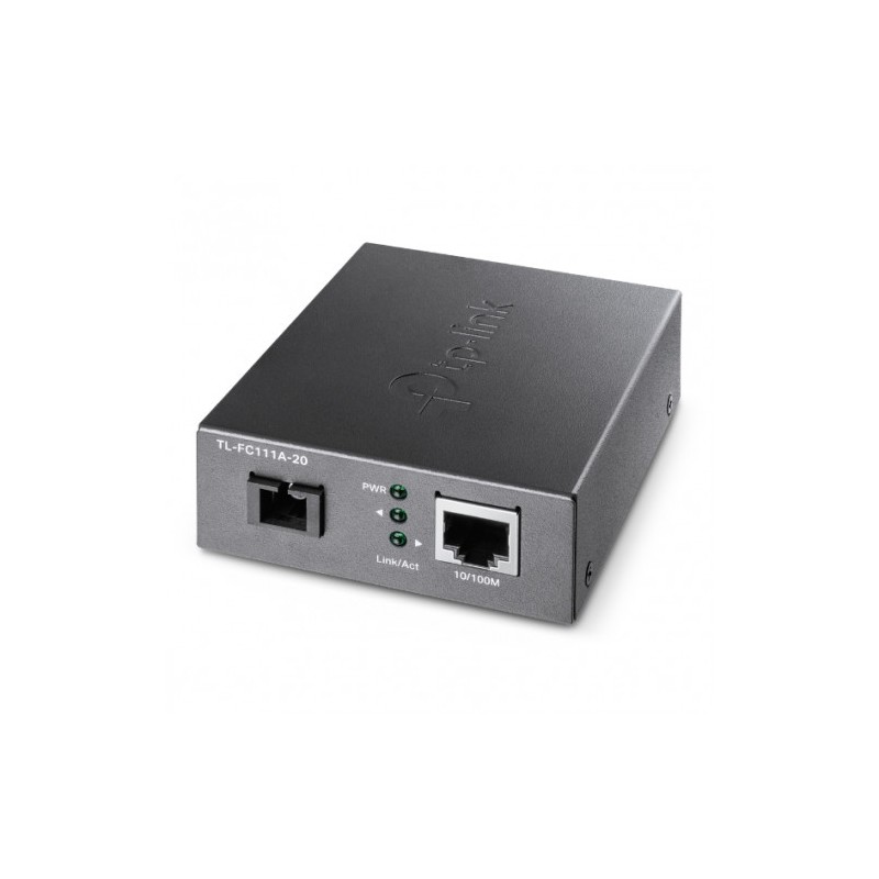8560-TP-LINK TL-FC111A-20 convertidor de medio 100 Mbit/s Monomodo Negro 8560-TP-LINK TL-FC111A-20 convertidor de medio 100 Mbit/s Monomodo Negro