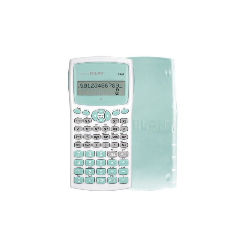 8565-Milan Blister calculadora cientifica M240 turquesa, Edicion + 8565-Milan Blister calculadora cientifica M240 turquesa, Edicion +