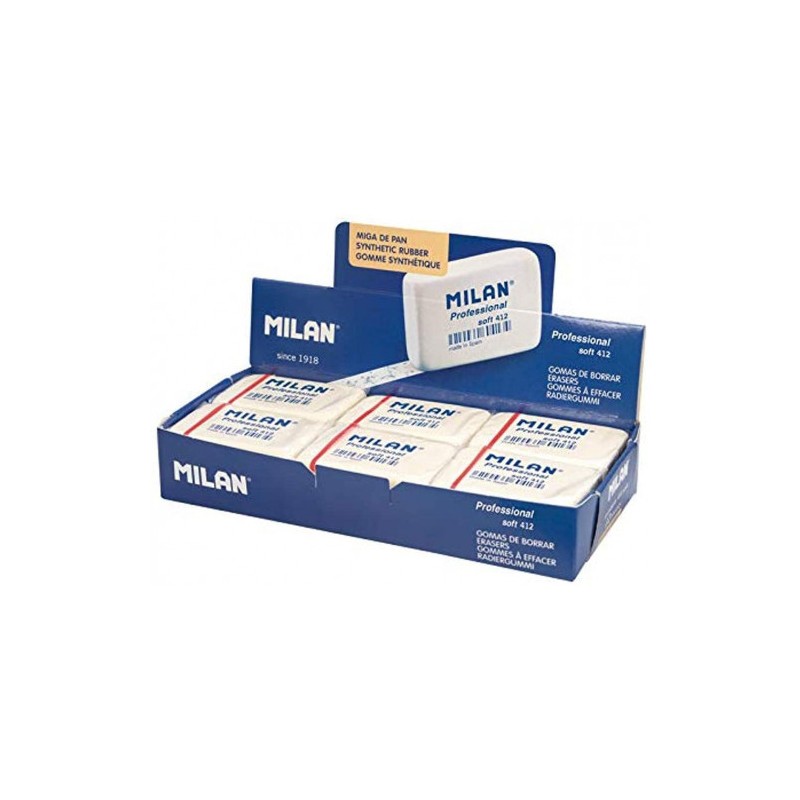 8569-CAJA 12 GOMAS PROFESSIONAL SOFT 412, ENVUELTAS INDIVIDUALMENTE NUEVO MILAN CMM412CF 8569-CAJA 12 GOMAS PROFESSIONAL SOFT 412, ENVUELTAS INDIVIDUALMENTE NUEVO MILAN CMM412CF