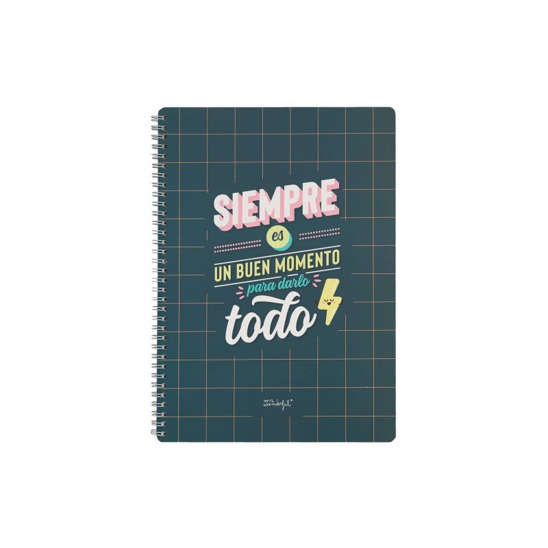 8626-LIBRETA - SIEMPRE ES BUEN MOMENTO PARA DARLO TODO MR WONDERFUL WOA11049ES 8626-LIBRETA - SIEMPRE ES BUEN MOMENTO PARA DARLO TODO MR WONDERFUL WOA11049ES