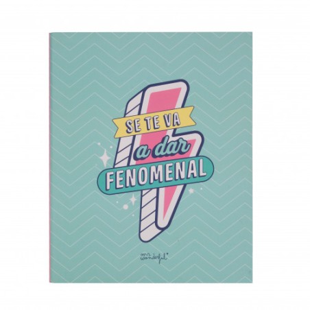 8637-CARPETA ARCHIVADORA - SE TE VA A DAR FENOMENAL MR WONDERFUL