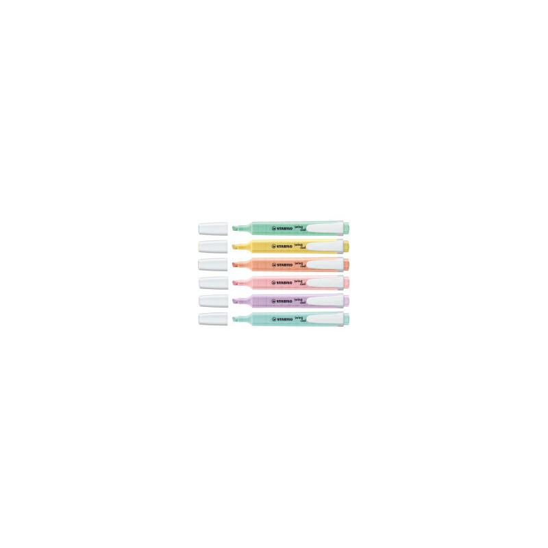 865-ESTUCHE PLASTICO SWING COOL PASTEL 6 UNIDADES SURTIDAS TRAZO 1/4MM. STABILO 275/6-08 865-ESTUCHE PLASTICO SWING COOL PASTEL 6 UNIDADES SURTIDAS TRAZO 1/4MM. STABILO 275/6-08