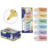 8656-Bismark Mini Rotulador Fluorescente Pastel Blister 6 Uds