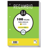 8678-Pacsa Recambio A4 100 Hojas