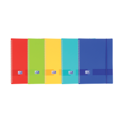 8724-Oxford Live & Go Plastico Colores surtidos, Translucido, Transparente A4