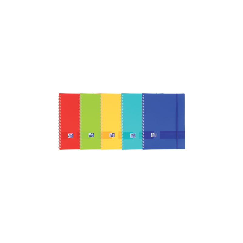 8724-Oxford Live & Go Plastico Colores surtidos, Translucido, Transparente A4 8724-Oxford Live & Go Plastico Colores surtidos, Translucido, Transparente A4