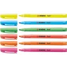 876-MARCADOR FLUORESCENTE FLASH TRAZO 2/5MM. NARANJA STABILO 555/54