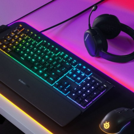 8770-TECLADO STEELSERIES APEX 3 (PORTUGUES) (64804)