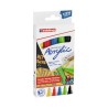 8820-PACK 5 MARCADORES ACRILICOS TRAZO 2-3 MM. BASICOS. COLORES: 905, 902, 903, 927 Y 901. EDDING 5100-5-S