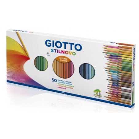 8834-GIOTTO STILNOVO CAJA 50 LAPICEROS + SACAPUNTAS GIOTTO F257300