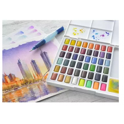 ESTUCHE CON 48 ACUARELAS CREATIVE STUDIO FABER CASTELL 169748