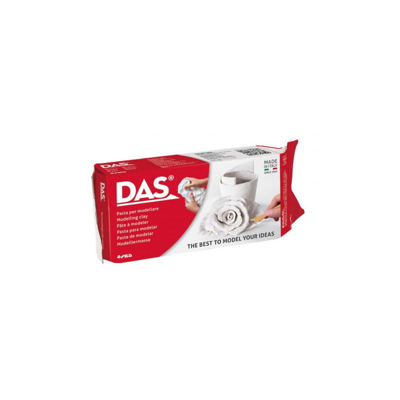 8838-DAS 387000 compuesto para ceramica y modelaje Arcilla de modelar 500 g Blanco 1 pieza(s)