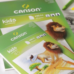 8847-Canson Bloc de dibujo para ninos Art Craft