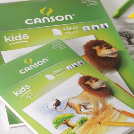 8847-Canson Bloc de dibujo para ninos Art Craft