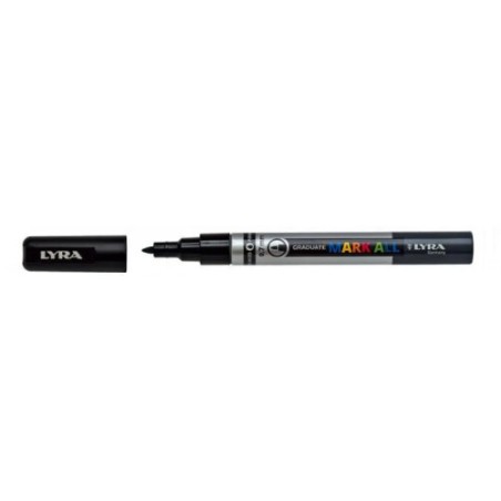 8853-MARCADOR PERMANENTE MARK ALL NEGRO 0,7 MM  LYRA GROOVE L6800099