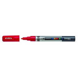 8854-MARCADOR PERMANENTE MARK ALL ROJO 1 MM LYRA GROOVE L6810018