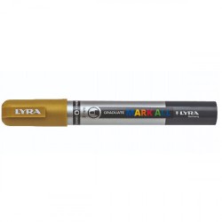 8858-MARCADOR PERMANENTE MARK ALL ORO 2 MM LYRA GROOVE L6820250